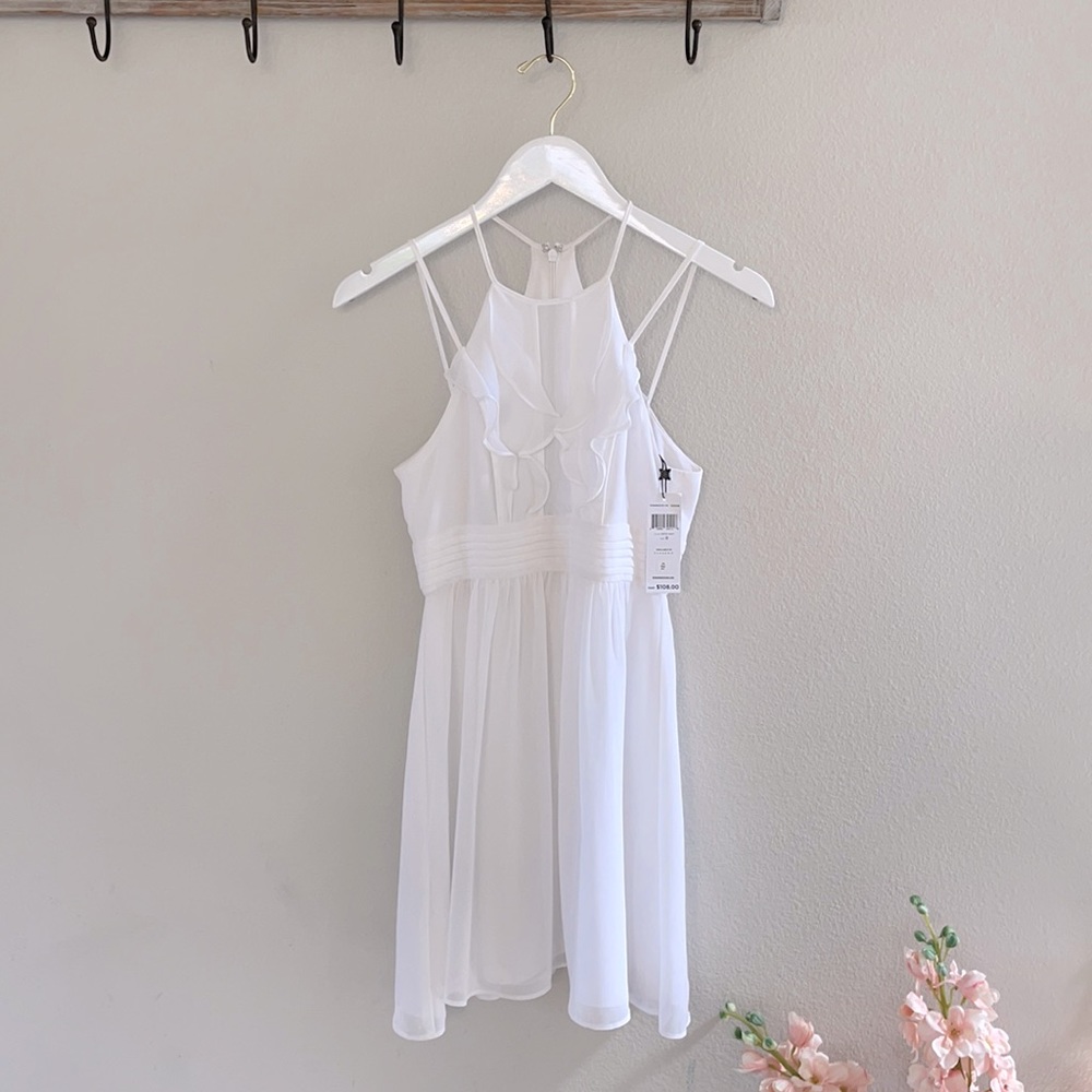 Optic White BCBG mini dress Size 0